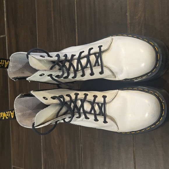 Dr. Martens White JADON Zplatform Boot Sz US 7L - Picture 9 of 13